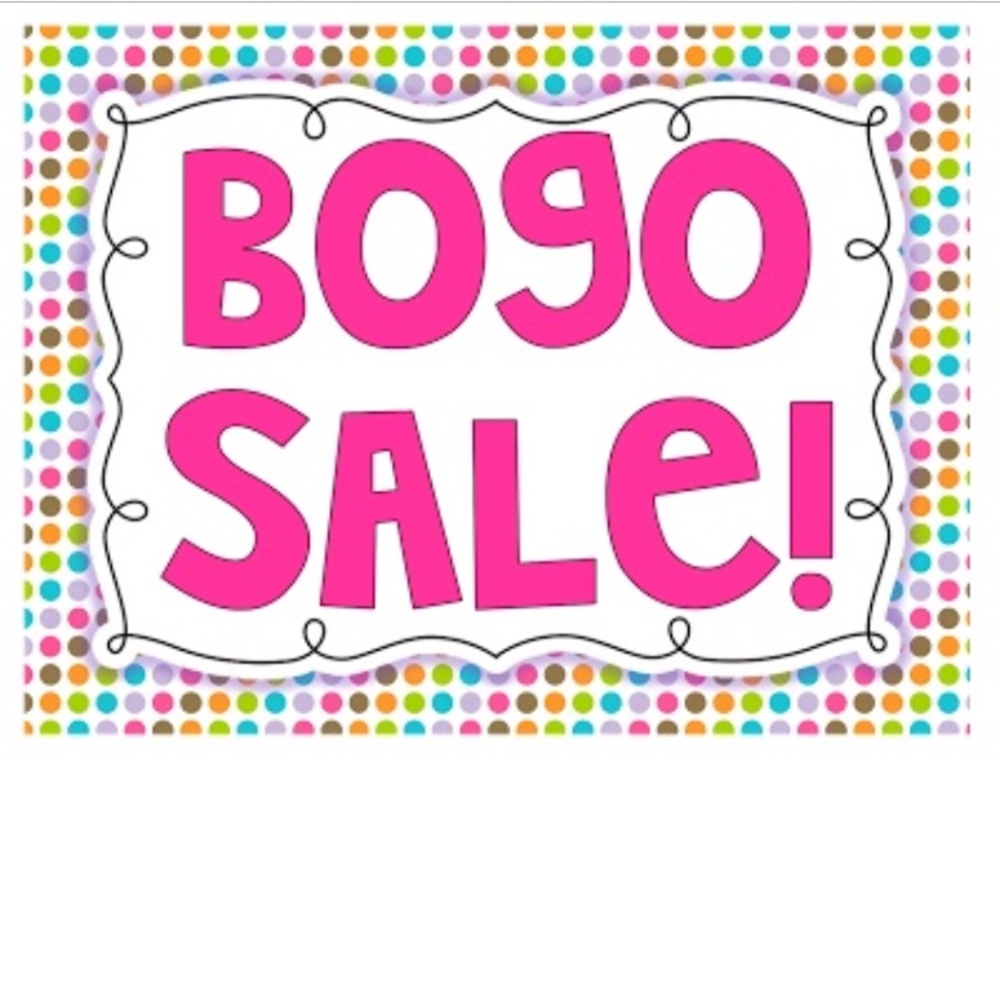 Bogo half off